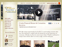 Tablet Screenshot of crottyfh.com